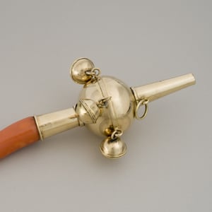 Whistle with Coral and Bells